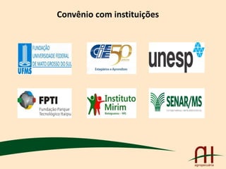 Convênio com instituições
 