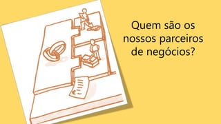 Quem são os
nossos parceiros
de negócios?
 