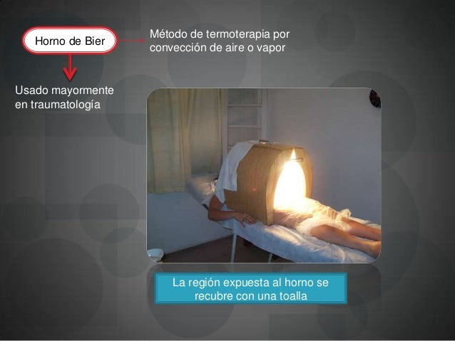 Horno de bier termoterapia adelgazar
