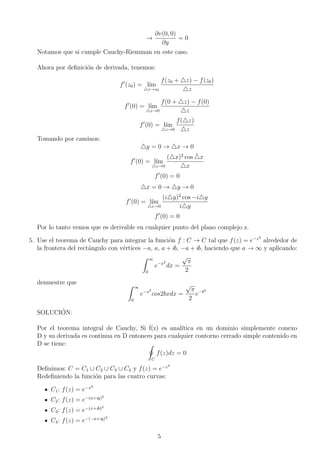 MA185 MATEMÁTICA V Examen Parcial | PDF