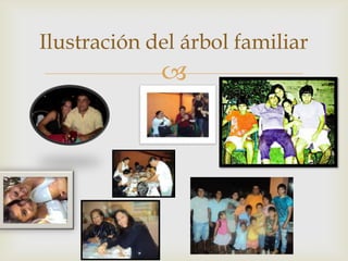 Ilustración del árbol familiar
             
 
