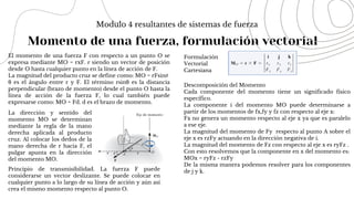 Momento Rxf capitulos 3 y 4 del libro de estatica R C Hibbeler | PDF