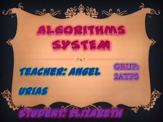Teacher: Angel
Urias
Student: Elizabeth
 