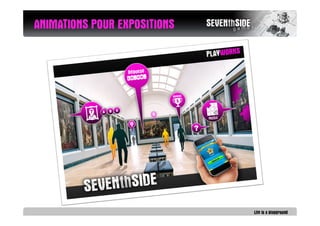 Opérations spéciales & animations de lieux publics, points de vente…
   ANIMATIONS POUR EXPOSITIONS
 