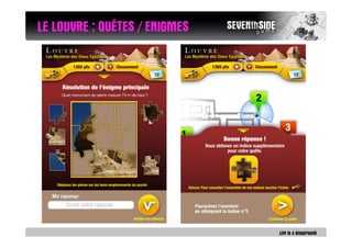 LE LOUVRE : QUÊTES / ENIGMES
 