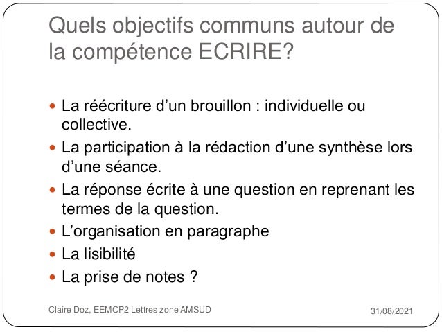 Cohérence et continuité en français, cycle 3