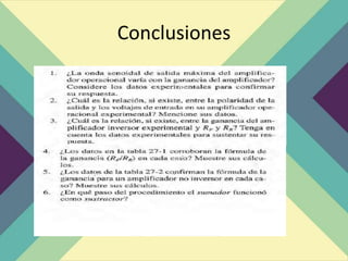 Conclusiones
 