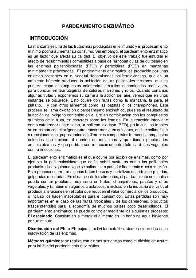 PARDEAMIENTO ENZIMATICO EN PAPA PDF DOWNLOAD PARDEAMIENTO ENZIMATICO EN PAPA PDF DOWNLOAD