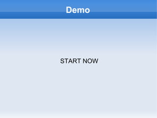 Demo




START NOW
 