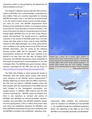 NOTAMs and the Pilot's Bill of Rights | PDF