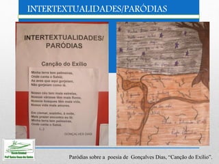 Paródias com desenhos sobre a poesia "Canção do Exílio" de Gonçalves ...