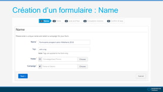 Création d’un formulaire : Name
 