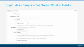 Sync. des champs entre Sales Cloud et Pardot
 
