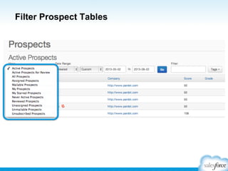 Filter Prospect Tables

 