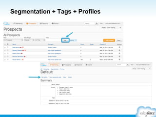 Segmentation + Tags + Profiles

 
