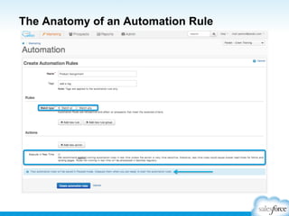 The Anatomy of an Automation Rule

 