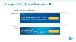 Example: Call to Action Customer or Not
 