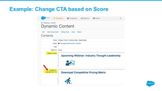 Example: Change CTA based on Score
 