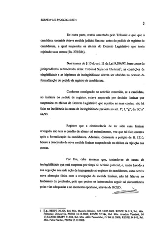 Parecer   proc.gleide