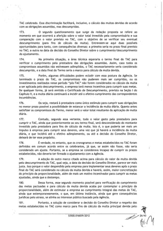 Parecer agu sobre tac