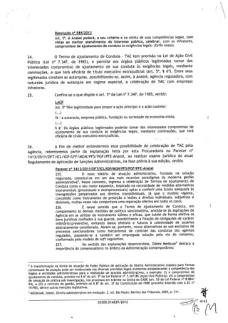 Parecer agu sobre tac