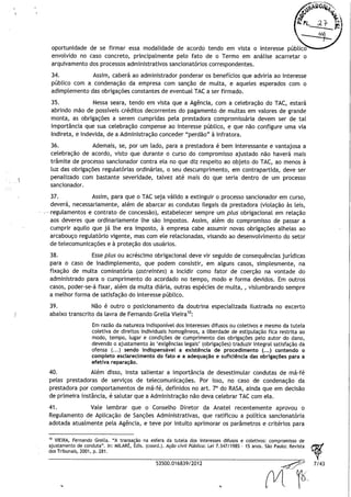 Parecer agu sobre tac