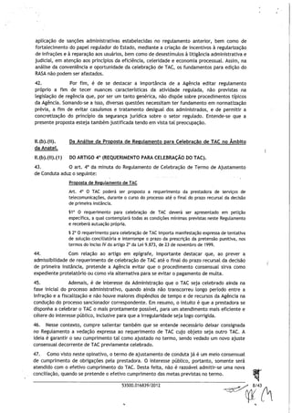 Parecer agu sobre tac