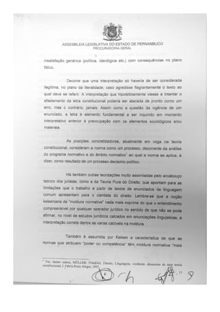 Parecer atualizado alepe