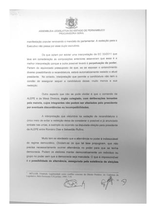 Parecer atualizado alepe