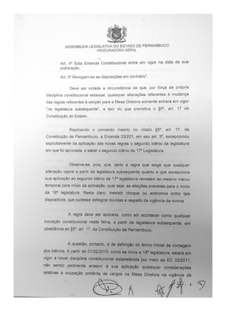 Parecer atualizado alepe