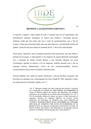 Parecer Município de Petrópolis