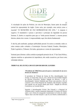 Parecer Município de Petrópolis