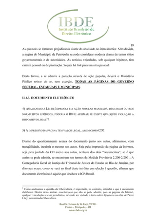 Parecer Município de Petrópolis