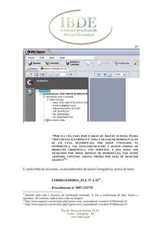 Parecer Município de Petrópolis