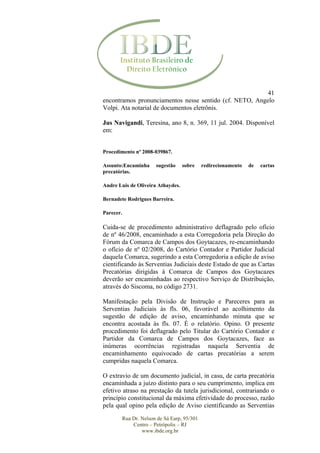 Parecer Município de Petrópolis