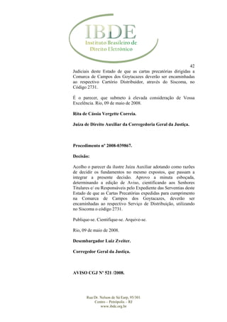 Parecer Município de Petrópolis