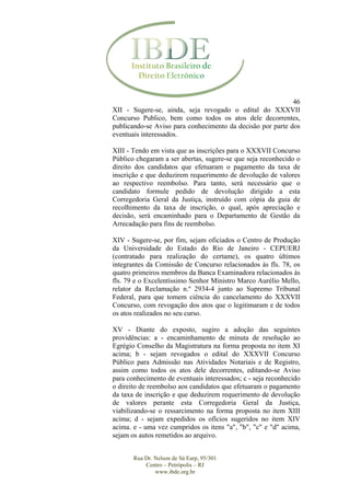 Parecer Município de Petrópolis