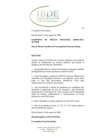 Parecer Município de Petrópolis