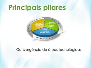 Principais pilares




  Convergência de áreas tecnológicas
 