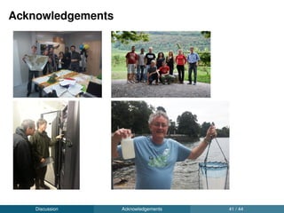 THANK YOU !!!
Discussion Acknowledgements 43 / 44
 