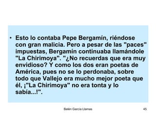<ul><li>Esto lo contaba Pepe Bergamín, riéndose con gran malicia. Pero a pesar de las &quot;paces&quot; impuestas, Bergamí...