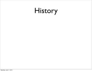 History




Saturday, June 11, 2011
 