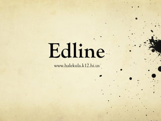 Edline ,[object Object]