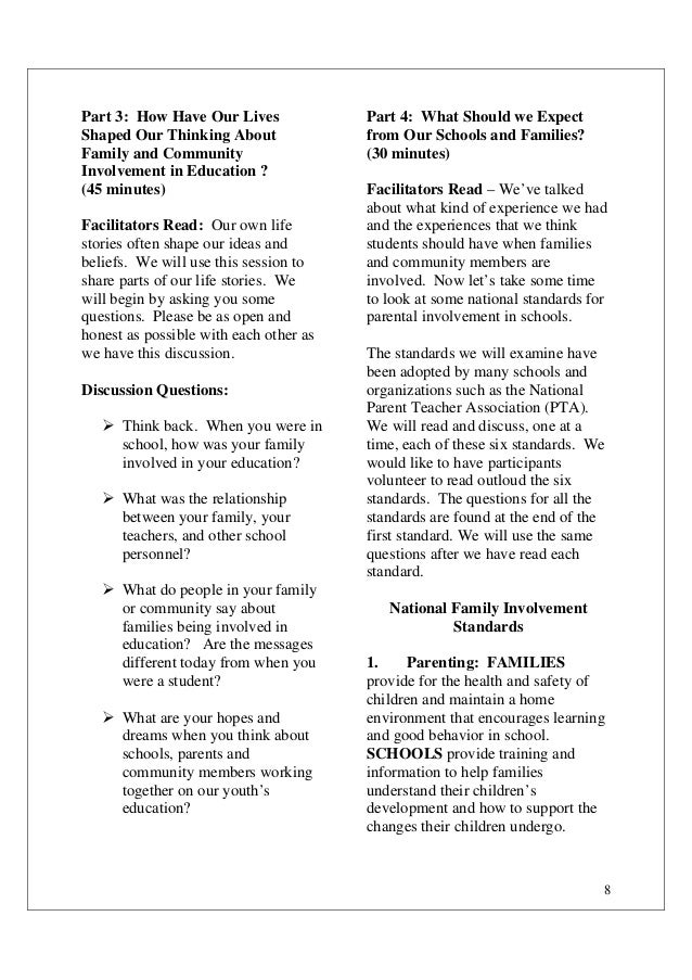 Parent Involvement in Education Slide 2