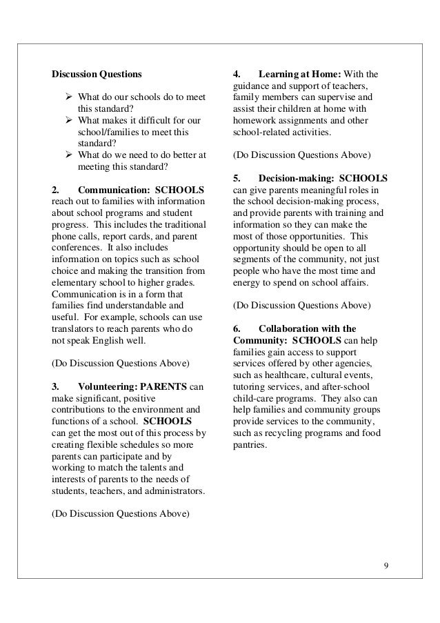 Parent Involvement in Education Slide 3