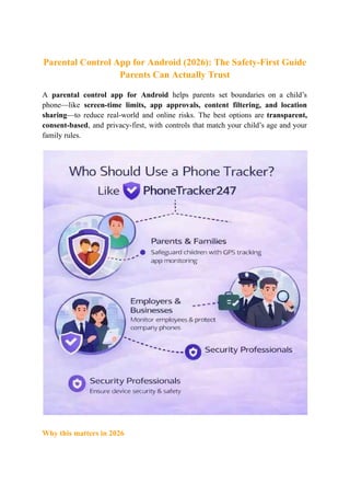 Parental Control App for Android (2026)_ The Safety-First Guide Parents ...