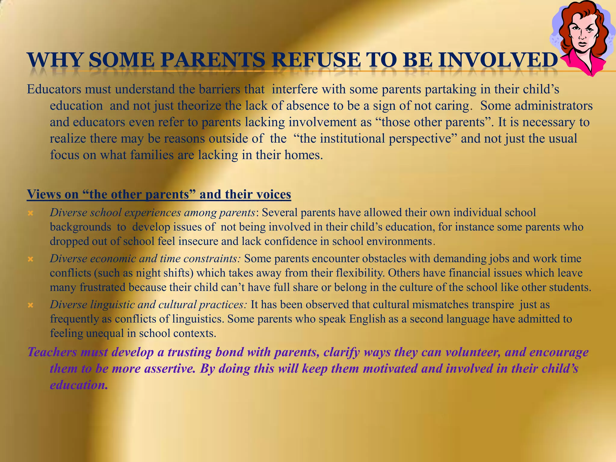 Parental Involvement in Low Income Areas | PPTX