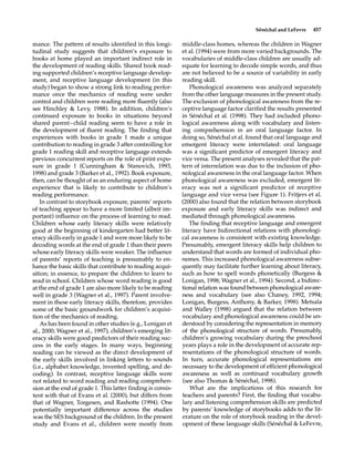 Parental involvement in the development of children's reading skill | PDF