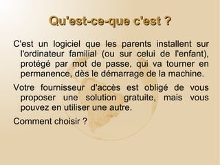 Utiliser une session différente pour les enfants 