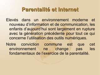   1. Être parent à l'ère du numérique 